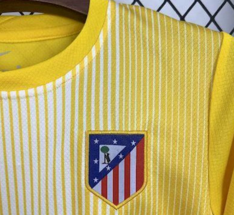 2025/26 Kids Atletico Madrid Yellow Goalkeeper – Image 8