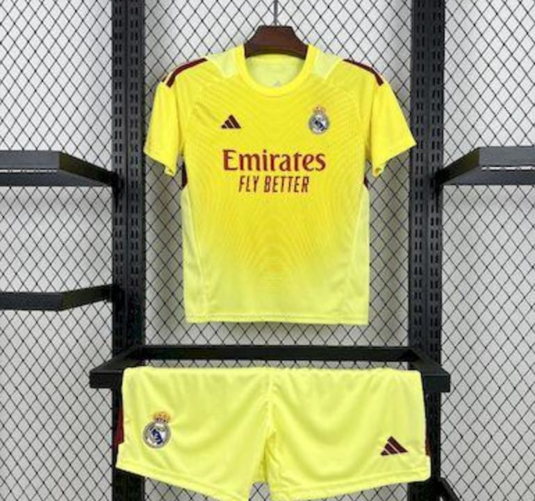 2025/26 Kids Real Madrid Yellow Goalkeeper