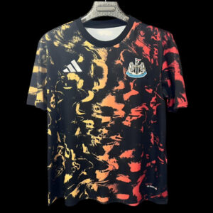 25/26 Newcastle United Black with Abstract Art Pattern