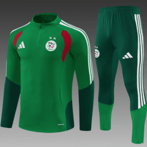 2026/27 Algeria Green Half Pull Training Suit