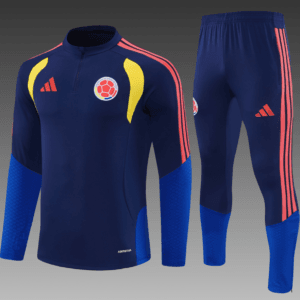 2026/27 Colombia Royal Blue Half Pull Training Suit